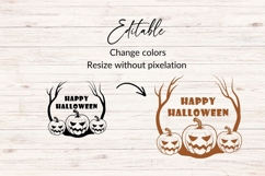 Happy Halloween Sign SVG Product Image 2