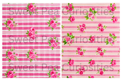 Shabby Chic, Pink, Papers, Junk Journal Product Image 2