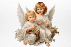 Christmas Baby Jesus Watercolor Clipart PNG Product Image 2