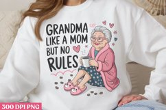 Grandma Like a MOM But No PNG, Funny Grandma Sublimation Quo Product Image 2