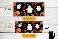 Halloween Mug Wrap Design, Halloween Pumpkins Coffee Mug Product Image 2