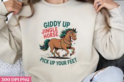 Giddy Up Jingle Horse, Pick Up Your Feet PNG Product Image 2