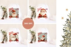 Santa Claus Santa Sack, Cartoon Christmas Gift Bag Designs Product Image 2