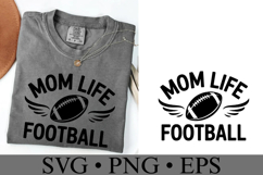 Mom life Football Svg | Sport Svg | Shirt Svg Product Image 3