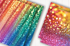 Golden Sparkle Lights Digital Paper Product Image 2
