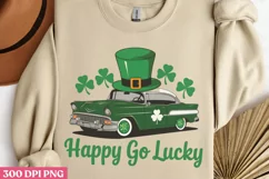 Happy Go Lucky PNG, St Patricks Day Sublimation PNG Product Image 3