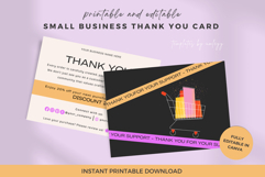Aesthetic Thank You Card for Small Business | Minimal Product Image 2