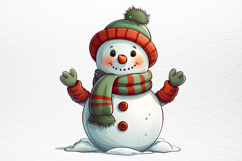 Funny Snowman Sublimation PNG Product Image 2