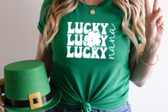 Lucky nana SVG, Retro St. Patrick's Day Svg Product Image 2