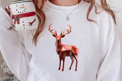 Christmas Origami Style Sublimation, Christmas PNG Product Image 2