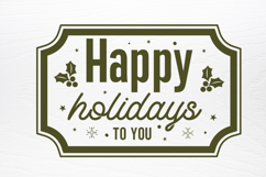 Farmhouse Old Christmas Sign SVG Product Image 2