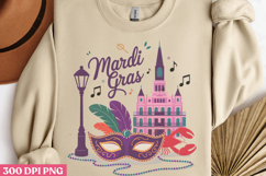 Mardi Gras PNG, Mardi Gras Sublimation PNG Product Image 2