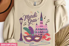 Mardi Gras PNG, Mardi Gras Sublimation PNG Product Image 2