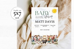 Baby Shower Invitation Template 299 Product Image 2