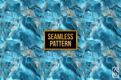 Blue Marble Texture Digital Paper Product Image 2