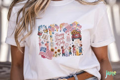4th of July Brushstroke Clipart Product Image 2