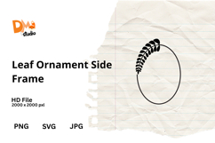 Leaf Ornament Side Frame Product Image 1