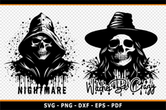 Halloween SVG T shirt Designs, Skeleton, Scary Halloween SVG Product Image 3
