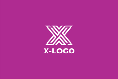 Geometric Letter X Logo Design Vector Product Image 2