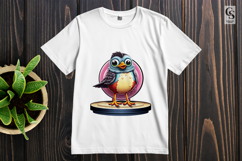 Cute Cartoon Bird Clipart Sublimation PNG Product Image 2