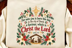 4 Christian Christmas PNG Designs, 4 Christmas Faith Quote P Product Image 2