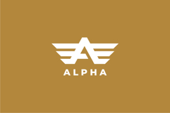 Alpha Letter A Logo Design Vector Product Image 2