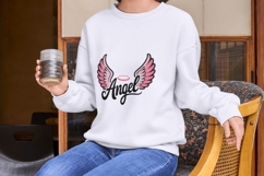 Fly High Angel Wings Quotes &amp; Memorial PNG Pack Product Image 2
