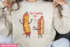 You Complete me PNG, Valentine Sublimation PNG Product Image 1
