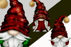 Christmas Gnomes | Watercolor Clipart Png Product Image 2