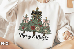 Merry And Bright Sublimation - Christmas PNG Design Product Image 2