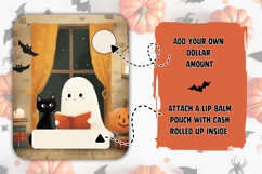 Cute Halloween Little Ghost Gift Card Printable, Kids Card Product Image 2