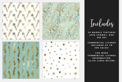 Mint &amp; Gold Digital Paper Product Image 2
