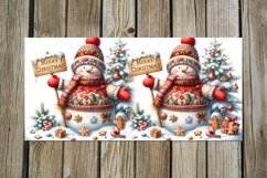 Christmas Snowman | cute Xmas Sublimation Mug design bundle Product Image 2