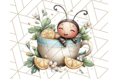 Cute Insects Clipart, Cartoon Bugs, Bug PNG Illustrations Product Image 2