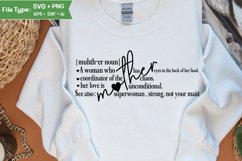 Mother Definition SVG | Mother&#039;s Day SVG Design Product Image 3