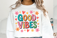 Good Vibes svg | Svg Files for Cricut | Shirt Svg Product Image 2