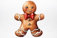 Gingerbread Man Sublimation Clipart PNG Product Image 2