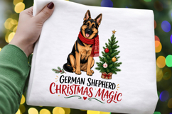 German Shepherd Christmas PNG, German Shepherd Christmas Product Image 4