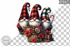 Christmas Gnome Sublimation - Clipart PNG Bundle Product Image 3