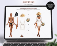 Boho Besties Clipart Set Create Stylish Bohemian Designs Product Image 2