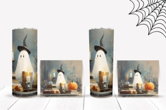 Cute Halloween Ghost Tumbler, Kids Halloween Tumbler Product Image 2