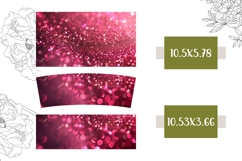 Pink Tumbler Design, Pink Glitter 40 Oz Tumbler Wrap Product Image 2
