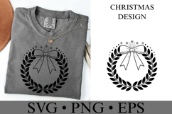 Christmas Wreath Svg | Christmas svg | Shirt Svg Product Image 2