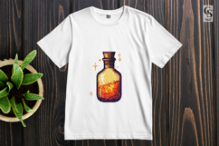 Magic Potion Bottle Clipart Sublimation PNG Product Image 2