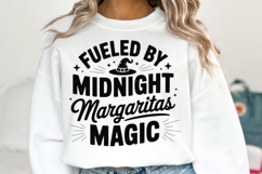Fueled by midnight margaritas magic | Halloween | Shirt Svg Product Image 1