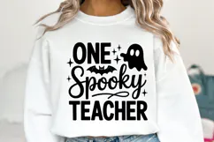 One Spooky Teacher Svg | Halloween Svg | Shirt Svg Product Image 2