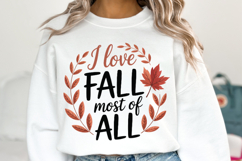 I love Fall most of All Svg | Thanksgiving Svg | Shirt Svg Product Image 1