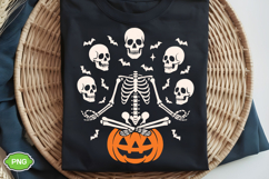 Funny Skeleton Halloween PNG, Spooky Season PNG, Halloween Product Image 3