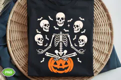 Funny Skeleton Halloween PNG, Spooky Season PNG, Halloween Product Image 3