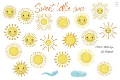 Cute suns clipart Product Image 5